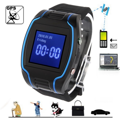 1.5 inch OLED Screen Watch GPS Tracker, Built in SIM Position, Mic